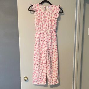 Pink Floral Ruffled jumpsuit 8